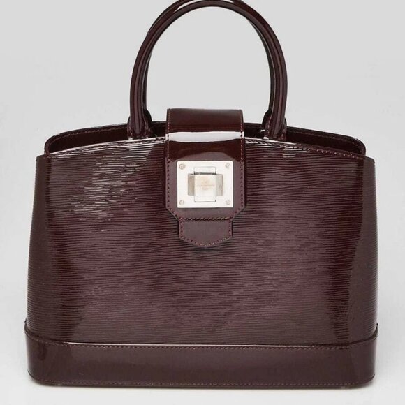 Louis Vuitton Prune Electric Epi Leather Mirabeau PM Bag - Picture 1 of 12